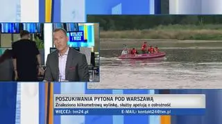 Węża widział wędkarz 