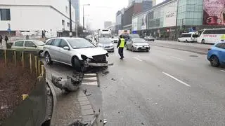 Zderzenie na Marszałkowskiej 