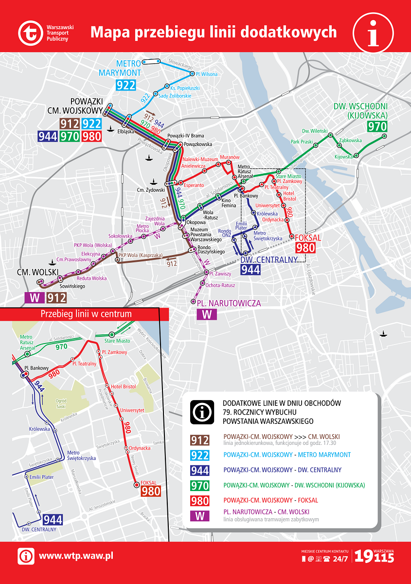 Dodatkowe linie autobusowe