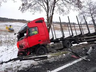 Kierowcy tira nic się nie stało