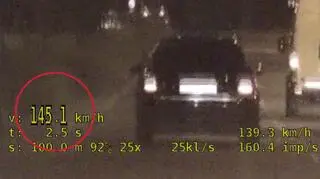 145 km/h w obszarze zabudowanym