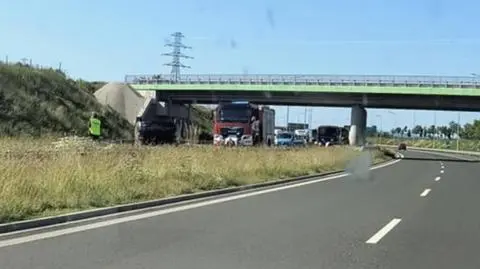 Zderzenie na drodze S3 w okolicach Jawora (woj. dolnośląskie)
