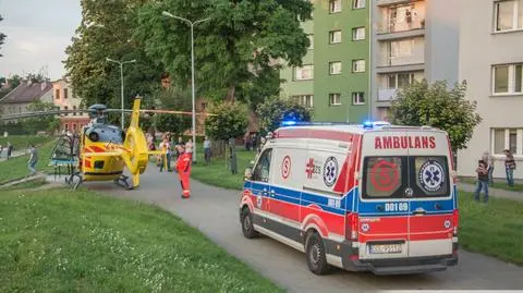 W centrum Oleśnicy lądował śmigłowiec LPR