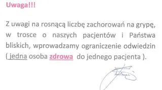 Ograniczenie odwiedzin w Dolnośląskim Centrum Chorób Płuc we Wrocławiu