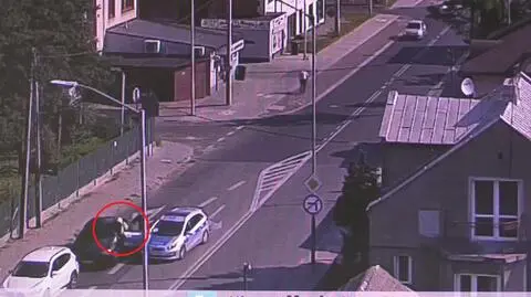 Nie zatrzymał się do kontroli, policjantowi przejechał po stopie