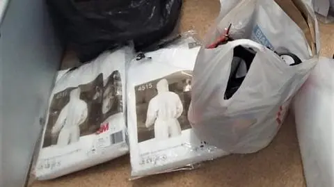 Skradzione przedmioty ochrony osobistej