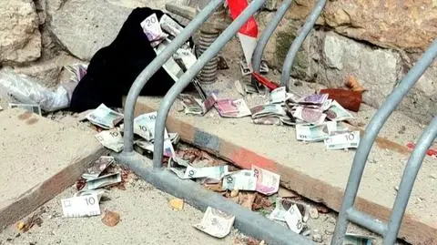 Uciekał z pieniędzmi z plebanii, spadł z ogrodzenia i złamał nogę. "Łup rozwiał wiatr"