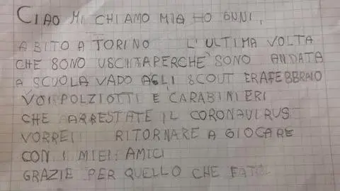 "Ostatni raz, kiedy wyszłam z domu, był luty. "Musicie aresztować koronawirusa!". Noemi dzwoni na policję, Mia pisze list