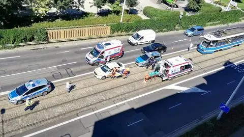 Poród na jednej z wrocławskich ulic