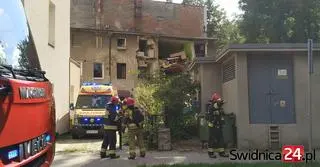 Wybuch gazu w kamienicy w Świdnicy