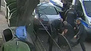 Sprawcę zatrzymali funkcjonariusze Służby Więziennej
