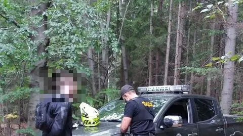 Mimo zakazu wjechał motocyklem do lasu, a potem próbował uciekać. Ma zapłacić 15 tysięcy złotych