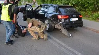 Zatrzymanie kierowcy na drodze