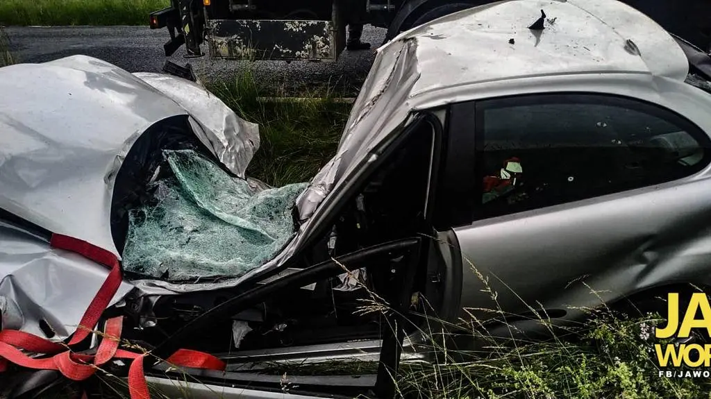 Kierowca opuścił pojazd o własnych siłach