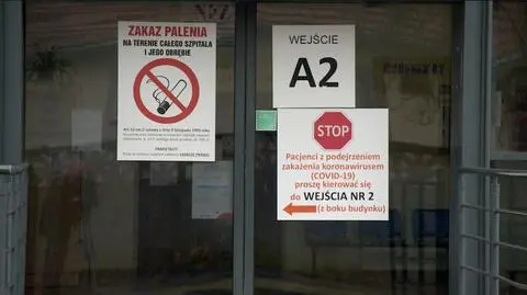 Jedno z wejść do wrocławskiego szpitala