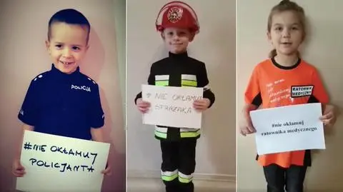 Apel dzieci przedstawicieli służb mundurowych i medycznych
