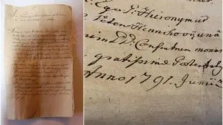 Najstarszy dokument napisany został w łacinie, pozostałe oba po niemiecku