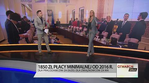 1850 zł płacy minimalnej od 2016 roku - Blajer tłumaczy