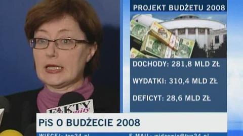Aleksandra Natalii-Świat o poprawkach PO do budżetu