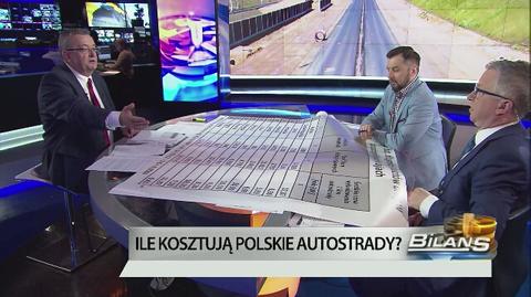 Andrzej Adamczyk o koszcie budowy autostrad w Polsce