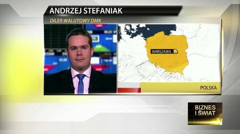Andrzej Stefaniak o reakcji rynków na odczyt PKB