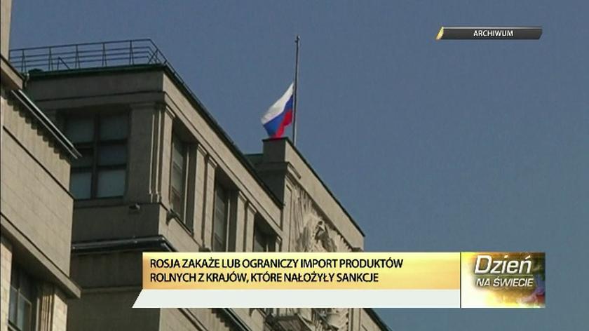 Andrzej Zaucha, Fakty TVN: embargo to odpowiedź na sankcje wobec Rosji 