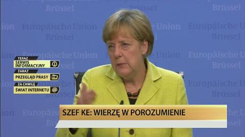 Angela Merkel o Grecji