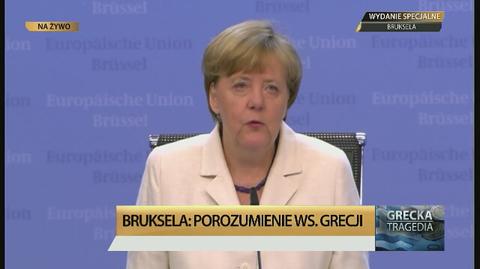 Angela Merkel: redukcja długu Grecji jest poza dyskusją 
