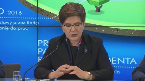 Beata Szydło: 500 zł na dziecko w kwietniu