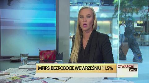 Bezrobocie we wrześniu 11,5 proc.