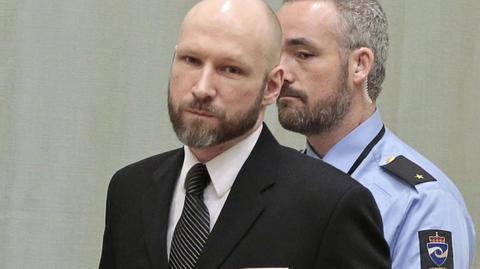 Breivik znowu przed sądem. "Norwedzy nie pozwolą żeby dyktował warunki"