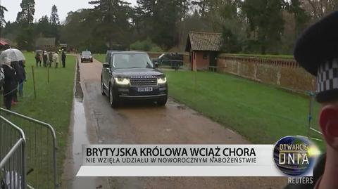 Brytyjska królowa wciąż chora 