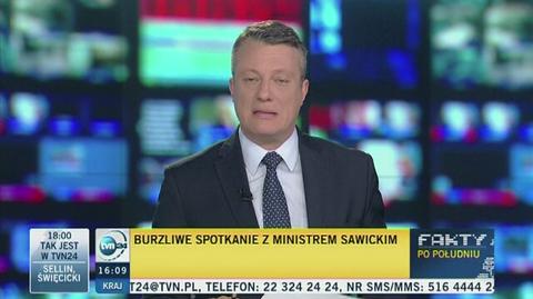 Burzliwe spotkania rolników z ministrem Sawickim