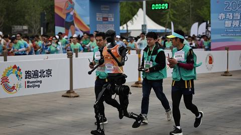 Półmaraton robotów w Chinach