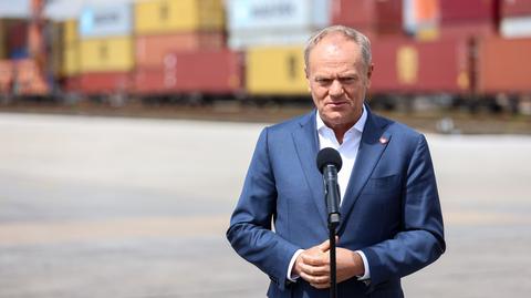 Donald Tusk: w Sławkowie będzie największy hub transportowy w Europie 