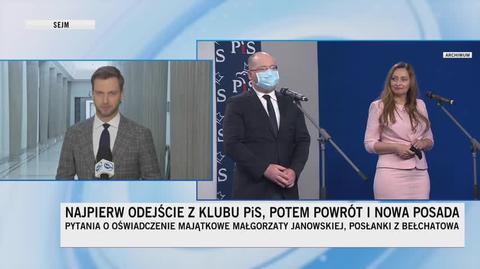 Politycy opozycji o oświadczeniu majątkowym posłanki Małgorzaty Janowskiej