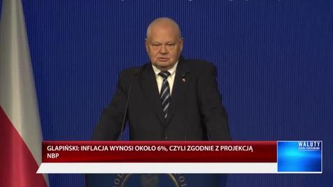 Prezes NBP Adam Glapiński o spadku inflacji