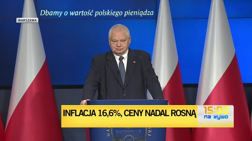 Adam Glapiński o inflacji w Polsce