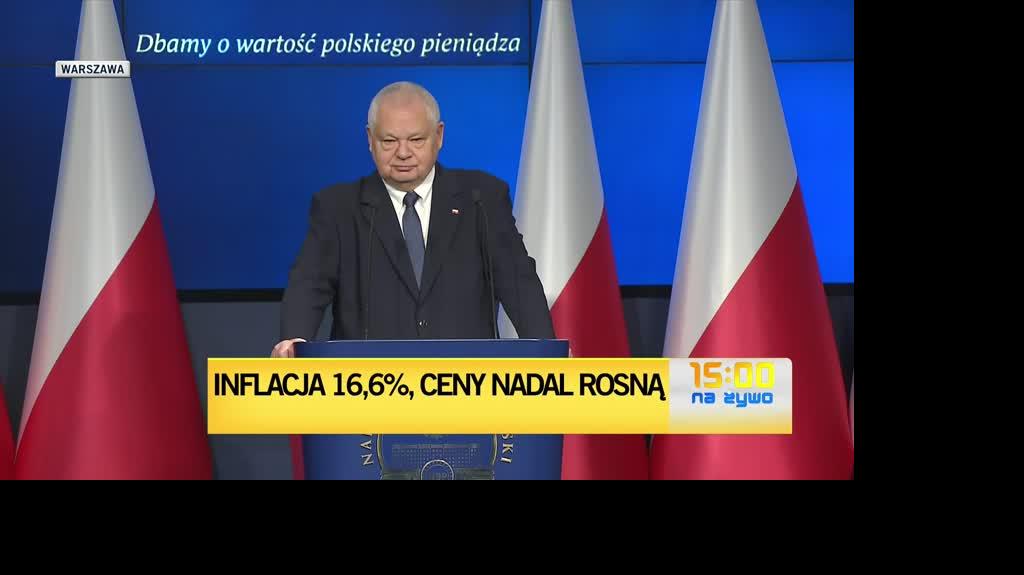 Adam Glapiński o celu inflacyjnym