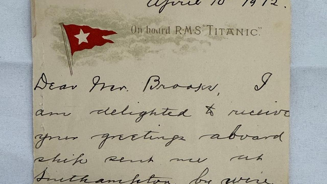 "Proroczy" list pasażera Titanica. Rekordowa kwota