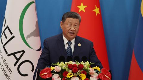 Przywódca Chin Xi Jinping w Wietnamie