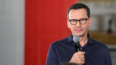 Tusk w Zgierzu: premier Morawiecki ma pełne prawo czuć się autorem podniesienia wieku emerytalnego w Polsce