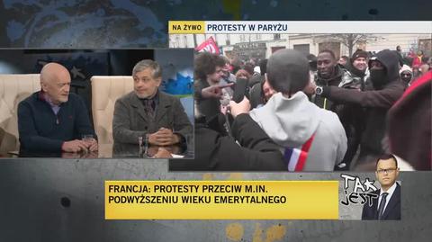 Protesty we Francji. "Wiek emerytalny i tak będzie dużo późniejszy. Na to nie ma rady"