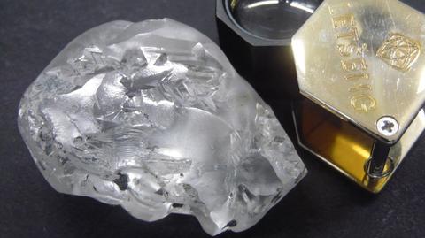Diament wielkości dwóch piłeczek do golfa odnaleziono w Południowej Afryce