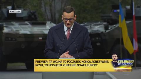 Premier o broni dla Ukrainy i odbudowie