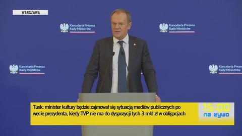 Tusk: nie wyobrażam sobie, żeby prezydent Duda znowu się zabawił z ludźmi