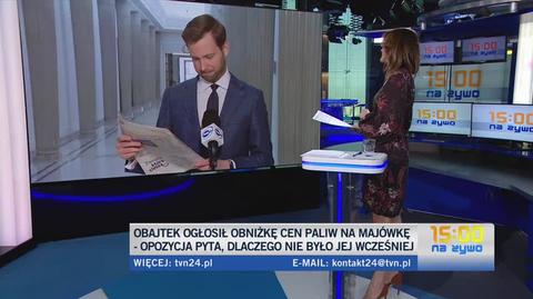 Prezes Orlenu poinformował o obniżce benzyny, choć wcześniej mówił, że nie może być tańsza