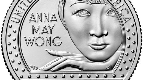 Nowa amerykańska moneta z Anną May Wong 