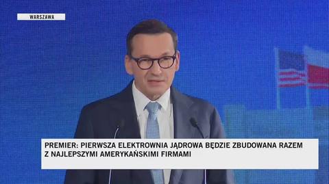 Premier Morawiecki o energetyce jądrowej w Polsce