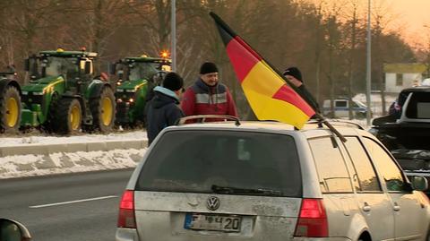 Trwa protest niemieckich rolników. Natalia Madejska relacjonuje 